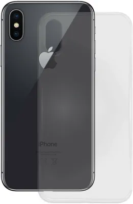 Produktbild von PEDEA Soft TPU-Case für Apple iPhone X - Schutzhülle Transparent Silikon