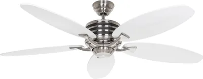 Produktbild von Energiespar Deckenventilator mit Fernbedienung Eco Gamma 137 cm Weiß / Lichtgrau
