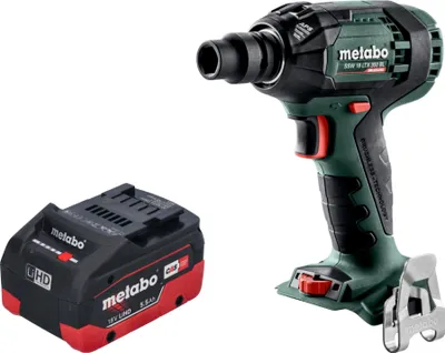 Image de Metabo SSW 18 LTX 300 BL Visseuse à choc sans fil 18 V 300 Nm 1/2" Brushless + 1x batterie LiHD 5,5 Ah - sans chargeur