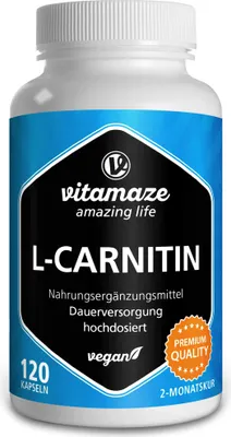 Produktbild von L-Carnitin 680 mg vegan Kapseln 120 St