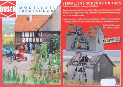 Produktbild von Busch 1405 Modellwelt "Bauerndorf" Spur H0 in