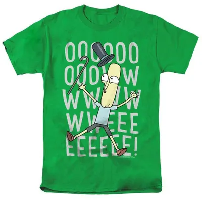 Immagine prodotto di Maglietta unisex "Oowweeeee" di Rick and Morty, in cotone, modello TV37719 (taglia XL), colore giallo-verde brillante