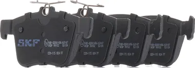 Image de Jeu de plaquettes de frein arrière SKF pour VW Golf VII à hayon (5G1, BQ1, BE1, BE2) VKBP 90152