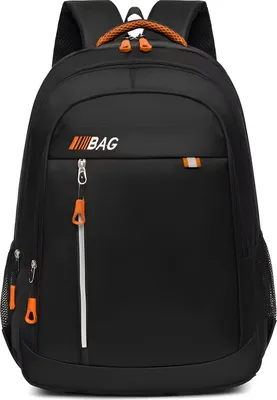 Productafbeelding van CarryQuest® - Rugzak, nylon, groot, 50x33x15 cm, met luchtkussenbanden, oranje