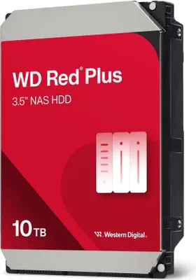 Produktbild von Western Digital Festplatte Red Plus 10TB 3,5" 7200RPM 256MB