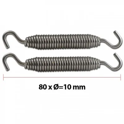 Produktbild von Auspuff-Federn Gesamtlänge: 80 x Ø=10mm