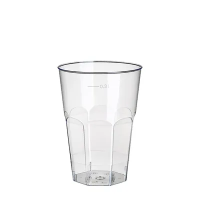 Obrázek produktu pro Papstar jednorázové polystyrenové kelímky čiré pro 300 ml 30 kusů