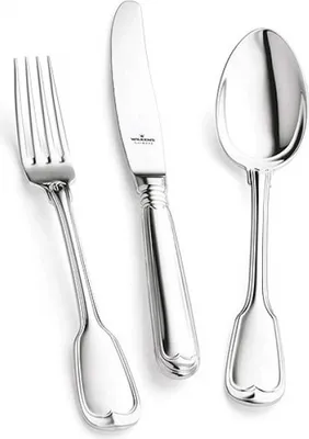 Produktbild von Wilkens 30-tlg. Edles Besteck Set Augsburger Faden 180g Royal Versilberung