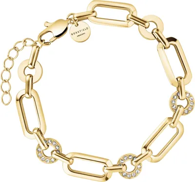 Image de Beau bracelet plaqué or avec zirconium Multi Octagon JBOSG-J900