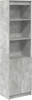 Produktbild von Highboard Betongrau 50x35x180 cm Holzwerkstoff