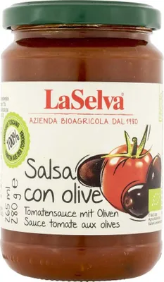 Produktbild von LaSelva Tomatensauce mit Oliven - 280g