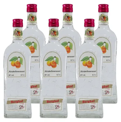 Produktbild von Berghof Mirabellenwasser (6 x 0,7L)