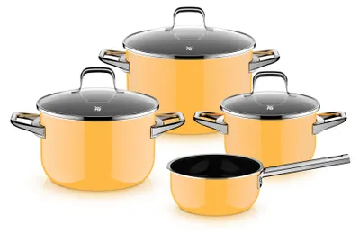 Produktbild von WMF Fusiontec Essential Pro, Topf-Set, 4-teilig, Mango Yellow 3201114631 4000530762306