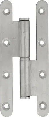 Image de Paumelle de Paris porte d'entrée / d'intérieur, 140x55x2.5mm, inox, droite - THIRARD