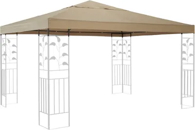 Obrázok produktu pre Strešný kryt pre záhradný pavilón, rozmer 3x3 m, pieskovej farby, vodotesný