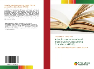 Produktbild von Adoção das International Public Sector Accounting Standards (IPSAS)