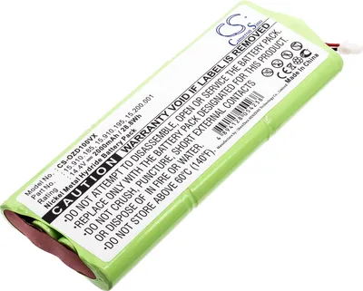 Produktbild von TECHTEK Akku Kompatibel mit [Ozroll] E-Port Controller, ODS Controller, Smart Drive Smart Control 10, für [TOPAN] TP-AVC701 Ersetzt 15.200.001, für