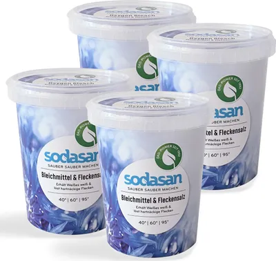 Produktbild von Sodasan Bleichmittel & Fleckensalz 450g löst hartnäckige Flecken (4er Pack)