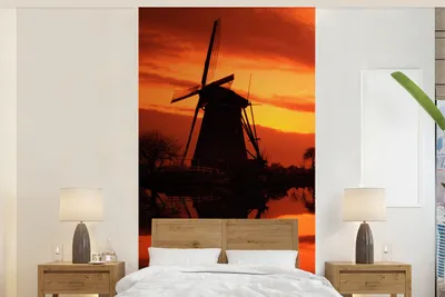 Produktbild von Fotowand - Sonnenuntergangs-Motiv - 120 cm x 240 cm Breite