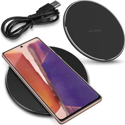 Produktbild von Qi Wireless Schnell Ladestation für Samsung Galaxy Note 20 10 Charger 15W 10W