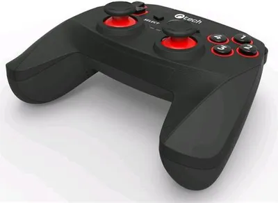 Productafbeelding van C-TECH Gamepad Khort voor PC/PS3/Android, met 2 analoge sticks, X-input, vibratiefunctie, draadloos, USB