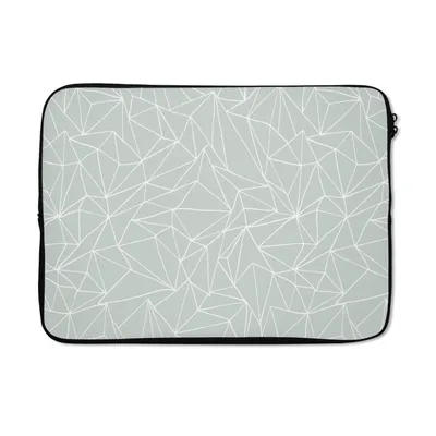 Produktbild von MuchoWow® Laptop Hülle 13 Zoll Netzwerk - Dreieck - Muster Laptoptasche - Laptophülle - Sleeve - Rundumschutz