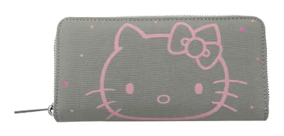 Produktbild von Fritzi aus Preußen Geldbörse Nicole Sky Hello Kitty Wallet Stars Jungle grau