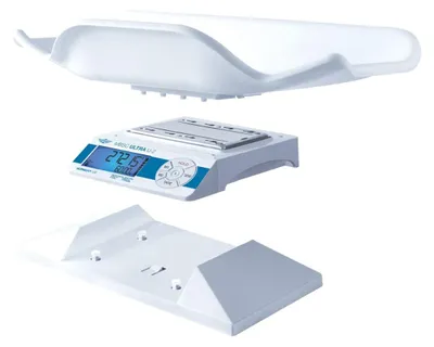 Produktbild von Babywaage Tierwaage Haustierwaage - 27 kg - 2 g genau - Weiß - Für Babys, Haustiere und Pakete