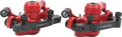 Productafbeelding van 1 set aluminiumlegering, remkabelsysteem voor mountainbike, schijfremmen, reserveonderdelen, rood
