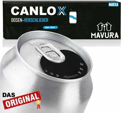 Produktbild von CANLOX Getränkedosen Verschlusskappen Dosen Verschließer Deckel Verschluss [5er]