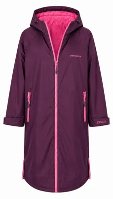 Produktbild von Dry Fashion Uni Mantel Oversize Dry Buddy in Pflaume, Größe S