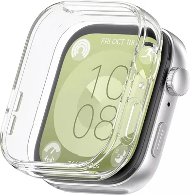 Produktbild von Strap-it TPU-Hülle / Schutzhülle - passend für Huawei Watch Fit 3 (transparent)