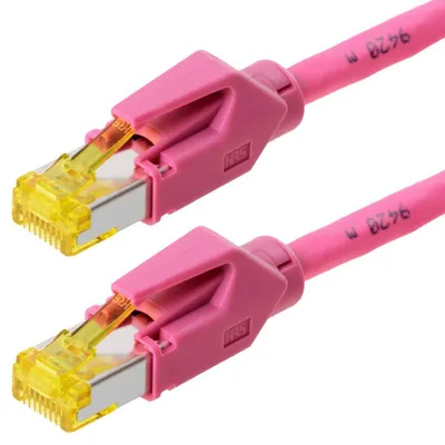 Obrázok produktu pre DRAKA 120085 Patch kábel Draka S/FTP Cat 6A magenta 2,0m