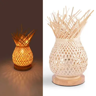 Obrázok produktu pre Stolová lampa s dreveným podstavcom "ARANA" E27