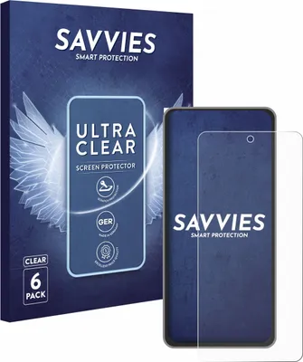 Produktbild von 6x Für realme GT 7T Schutzfolie Savvies Displayschutz Display Schutz Folie Klar Transparent