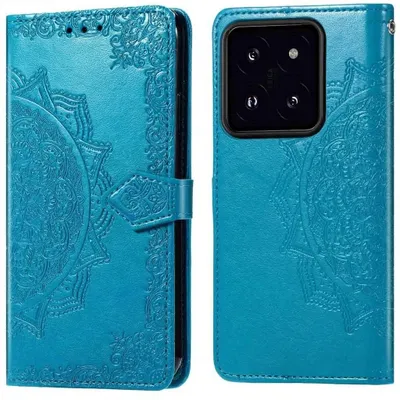Image de imoshion Bibliothèque Mandala pour le Xiaomi 14T - Turquoise