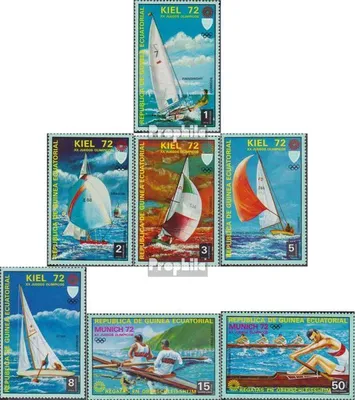 Produktbild von Briefmarken Äquatorialguinea 1972 Mi 98-104 (kompl.Ausg.) postfrisch Olympische Sommerspiele 72