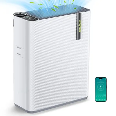 Produktbild von Luftreiniger, HEPA Luftfilter gegen Schimmel Staub Pollen Tierhaare, CADR 450m³/h für 161㎡, App-gesteuert Air Purifier 22dB