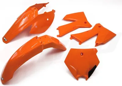 Produktbild von Ufo Kunststoffsatz Für Ktm Sx / Sxf '05-'06 Farbe Oem (Orange) (Kt503E999)