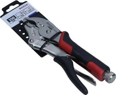 Produktbild von ROOKS Feststellzange OK-07.1051 250mm Chrom-Vanadium-Stahl