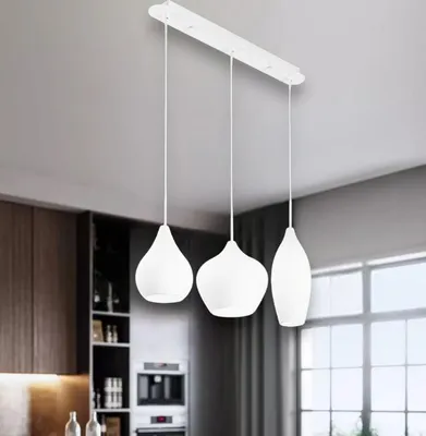 Zdjęcie produktu dla Białe zawieszenie SOFT 3 lampy