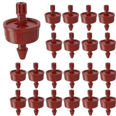 20 Druckkompensations-Tropfer 8 l/h für 4/7 mm Schläuche