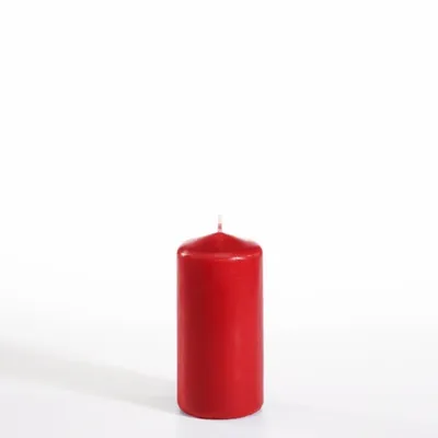 Produktbild von Papstar Stumpenkerzen Ø 50 mm 100 mm rot, 10 x 1 Stück