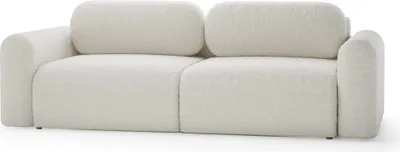 Produktbild von FEDVE Sofa Thekla Schlaffunktion Bettkasten Couch Sofagarnitur Bettsofa Creme (Anthology 01)