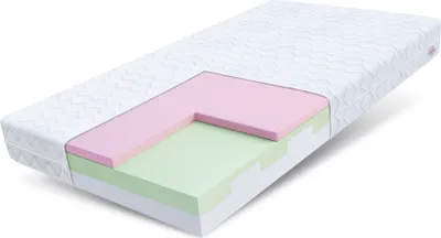 Produktbild von Kindermatratze 80x160 cm PARMA H2 H3 Visco Memory Schaum HR hochelastisch Höhe ca. 14 cm