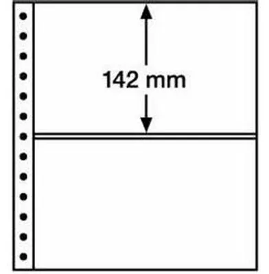Produktbild von LEUCHTTURM R-Tafeln, 2er Einteilung, schwarz, 5er Pack.