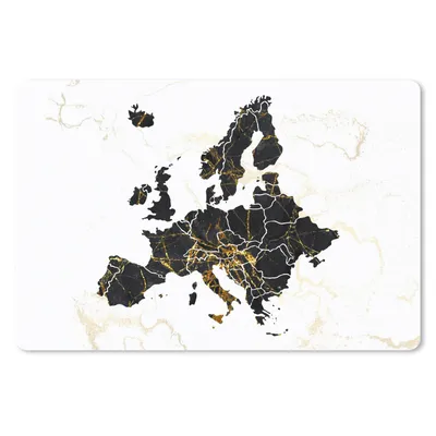 Produktbild von MuchoWow® Mauspad Mousepad Karte - Europa - Marmor 27x18 cm - Mousepads - Maus Mat - Pad - Mausunterlage - Büroartikel - Desk Matten