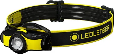 Produktbild von Ledlenser Kopflampe iH5, schwarz-gelb, 200 Lumen, 130m Leuchtweite, 35Std. Laufzeit, IP54