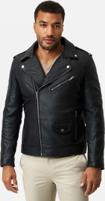 Produktbild von Herren Lederjacke Ricano PIETRO – Schwarz / M