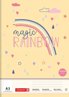 Produktbild von Zeichenbl A3 150g 20BlMagicRainbow